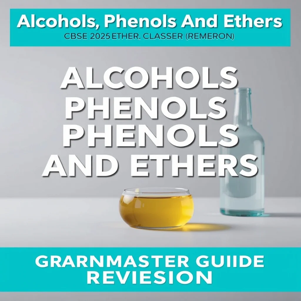 Alcohols Phenols And Ethers Class 12 Exam Prep Revision — CBSE 2026 Grandmaster Guide
