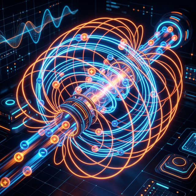 Electromagnetic Visual: Magnetic Field Lines, Moving Charges, and Solenoid Dynamics