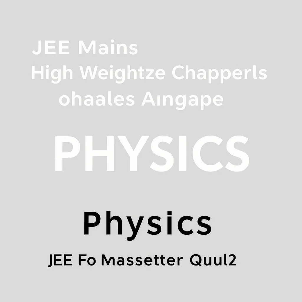 Mains High Weightage Chapters Class 11 Exam Prep Revision — CBSE 2026 Grandmaster Guide