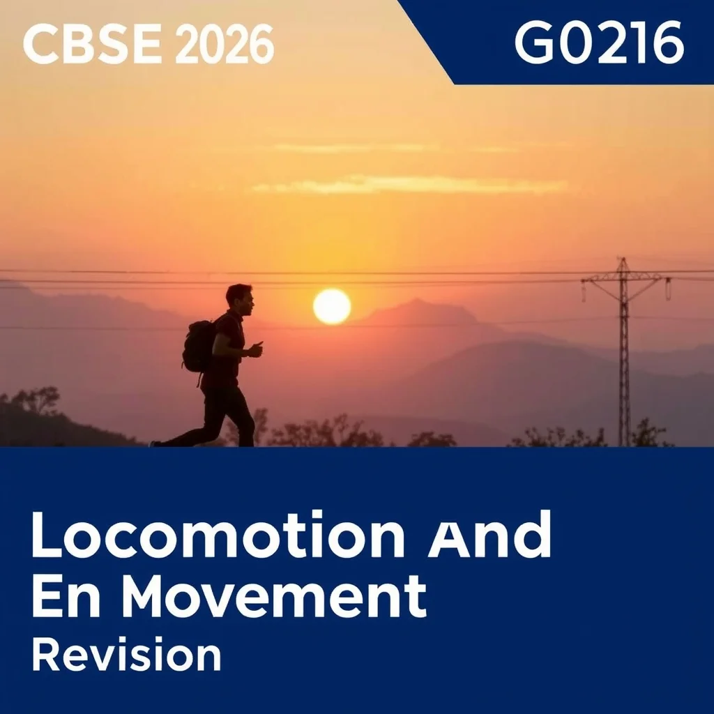 Locomotion And Movement Class 11 Exam Prep Revision — CBSE 2026 Grandmaster Guide