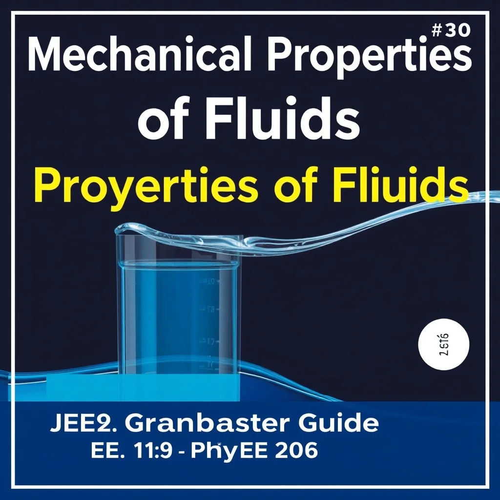 Mechanical Properties Of Fluids Class 11 Physics Revision — Grandmaster Guide
