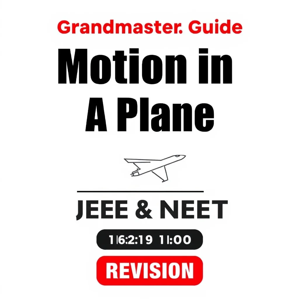 Motion In A Plane Class 11 Physics Revision — Grandmaster Guide
