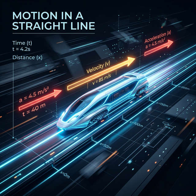 Motion in a Straight Line Class 11 Physics Quick Recall (Short Notes 2026-27)
