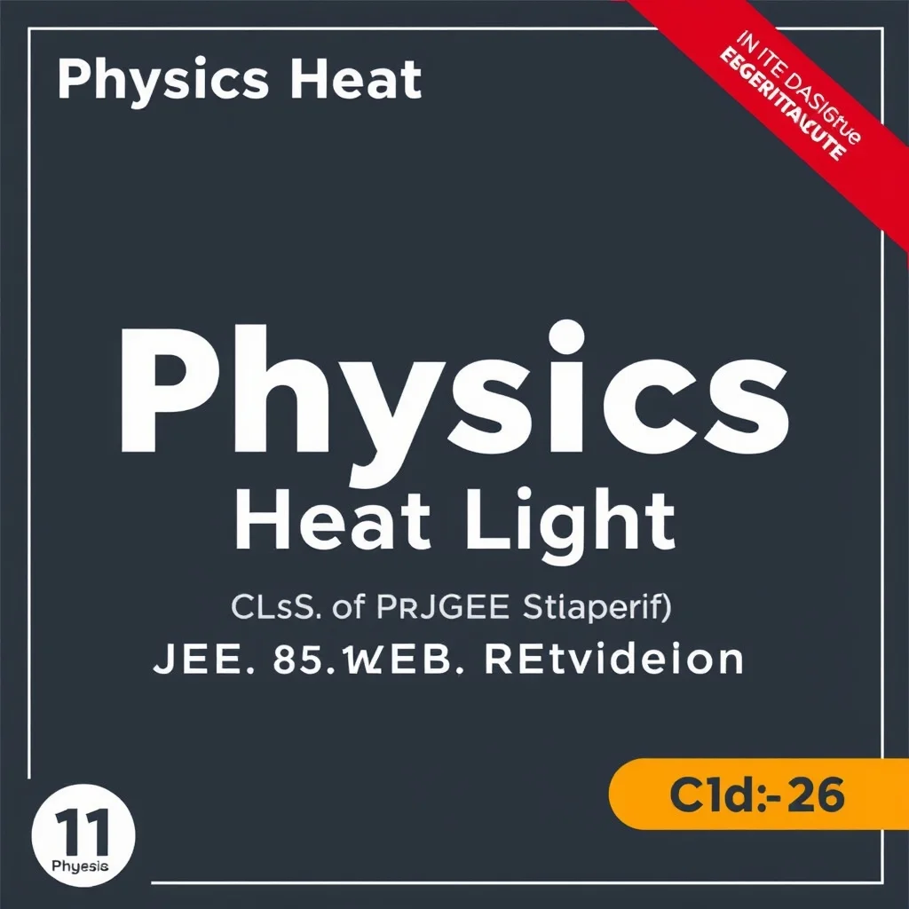 physics heat light class 11 revision notes jee neet Class 11 Exam Notes Revision — Grandmaster Guide