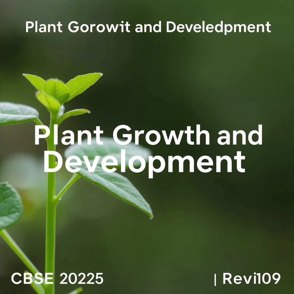 Plant Growth And Development Class 11 Exam Prep Revision — CBSE 2026 Grandmaster Guide
