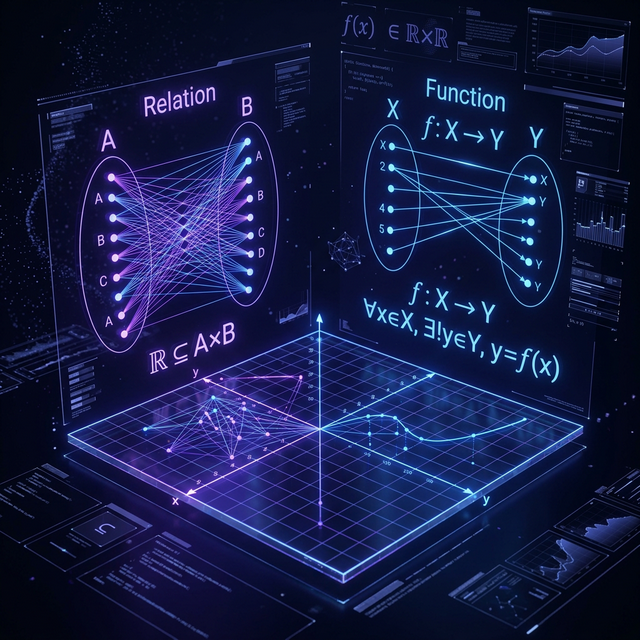 Relations and Functions Class 11 Math Quick Recall / Short Notes (2026-27)