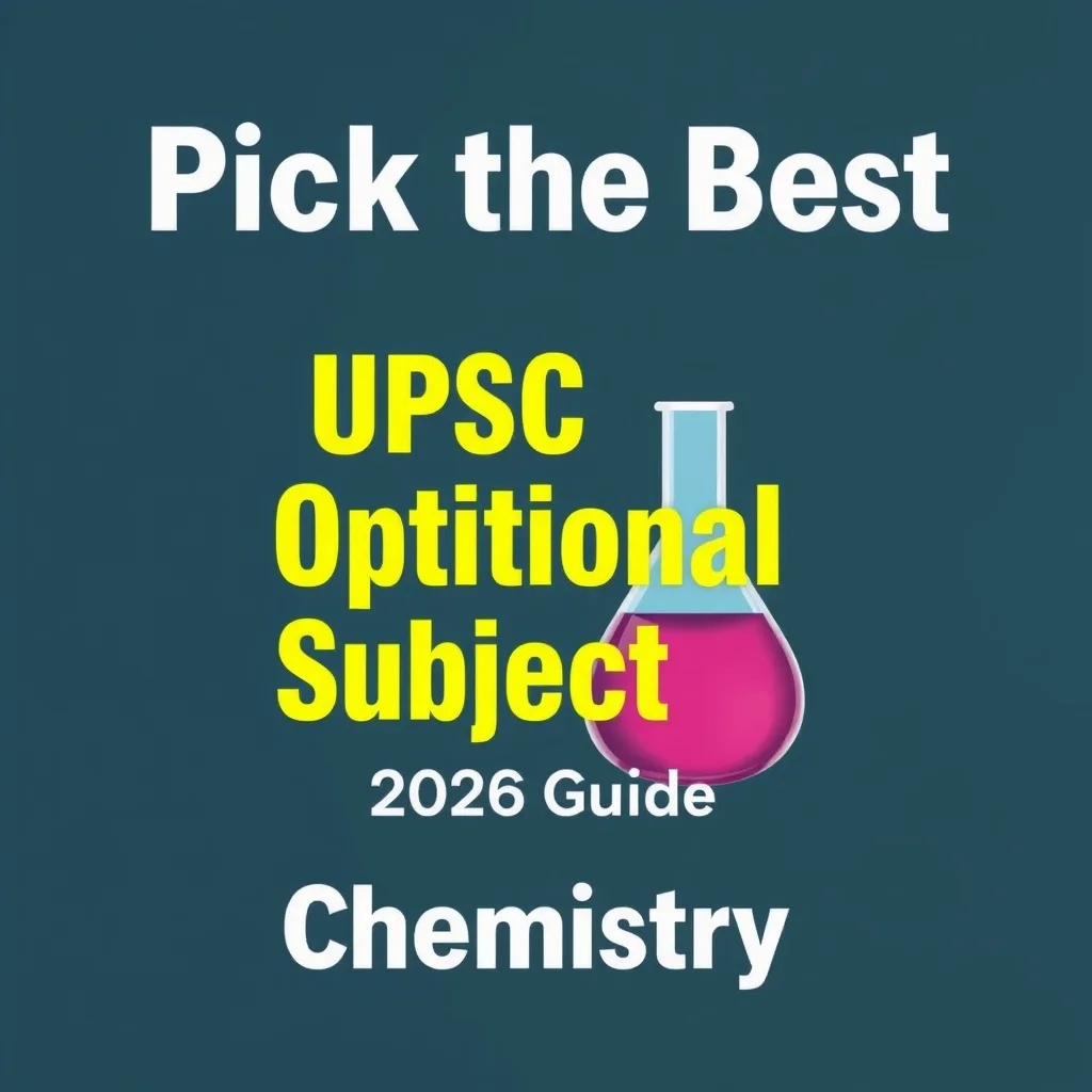 Upsc Optional Selection Guide Exam Prep Revision — Grandmaster Guide