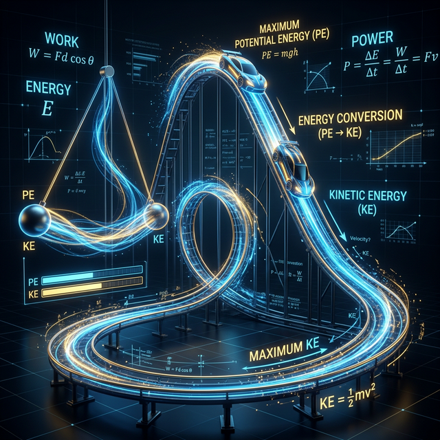 Work, Energy and Power Class 11 Physics Quick Recall Sheet (Short Notes 2026-27)